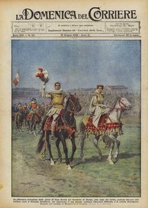 Den pittoreske fremkallingen av herlighetene til House of Savoy i Torino-karusellen