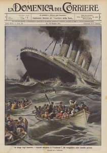 Massakren på de uskyldige, tyskerne senker Lusitania, som fraktet nesten to tusen mennesker