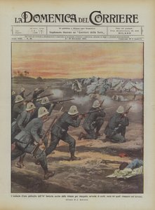 Frekkheten til en 84. infanteripatrulje som kom ut av skyttergravene for å jage en horde arabere?