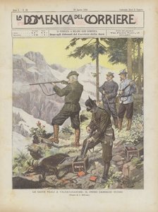 The Royal Hunts i Valsavaranche, den første gemsene drept