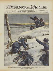 Pliktens ofre, russiske vaktposter ved grensene til Manchuria drept av den intense kulden