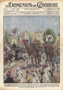 Triumfvelkomsten til kronprinsen i Libya
