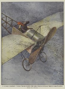 Ekstraordinære eventyr, Mauvaise vaskemaskin kjørt over og falt under en nesten flytur? av Achille Beltrame