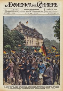 Jubelen til befolkningen i Mainz etter franskmennenes avgang?