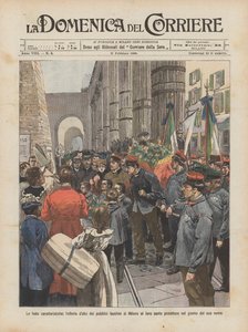 De karakteristiske festene, dolio-tilbudet til de offentlige bærerne i Milano til helgenen deres? av Achille Beltrame