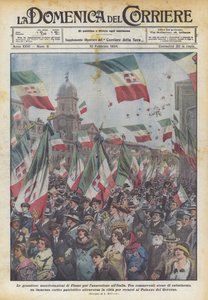 De grandiose begivenhetene i Rijeka for annekteringen til Italia