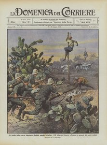 Fallgruvene i den italiensk-tyrkiske krigen, beduiner sendt for å kutte telegrafledningene rundt?