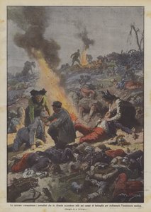 De nådeløse konsekvensene, bønder som i Alsace tenner bål på slagmarkene for?