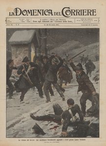 Ofrene for tjeneste, to carabinieri brutalt angrepet og såret nær Lanzo Torinese av Achille Beltrame