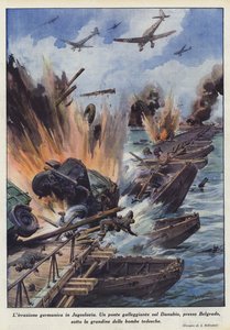 Den germanske invasjonen av Jugoslavia av Achille Beltrame