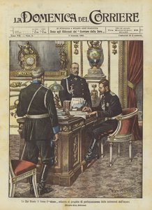 Tsaren Nicolo Lukasesignaturen knyttet til forbedringsprosjektet til imperiets institusjoner
