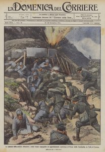 Fremdriften i våre offensiver, hvordan ble et østerriksk bakholdsangrep ved Passo della erobret?