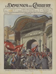 Tragisk time for Tyrkia, Enver bey dukker opp foran Sublime Porte for å bestille?