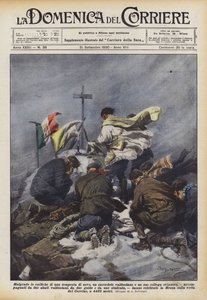Til tross for vindkast fra snøstorm, en prest fra Valle d
