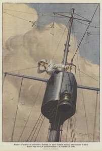 Mens fienden gjemmer seg eller lurer, seiler italienske skip havet fritt