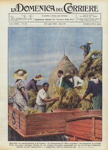 Mussolini, blant manifestasjoner av hengivenhet og takknemlighet til bonden Duce, innviet?