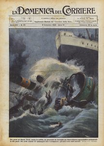 I havnen i New York, på grunn av tåken, traff en dampbåt en slepebåt og knuste den?