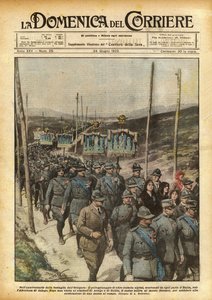 På årsdagen for slaget ved Ortigara, pilegrimsreisen til over seks tusen Alpini?