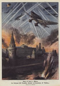 Brannkvelder i Moskva av Achille Beltrame