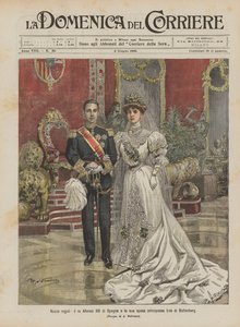 Kongelig bryllup, kong Alfonso XIII av Spania og hans brud prinsesse Ena av Battenberg