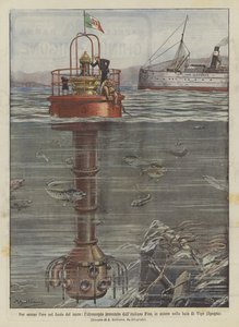 Å lete etter gull på bunnen av havet, et hydroskop oppfunnet av italienske Pino, i aksjon i?