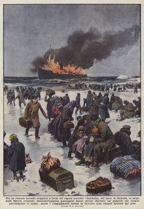 For en voldsom brann som brøt ut ombord på den sovjetiske damperen Sakhalin i Okhotskhavet?