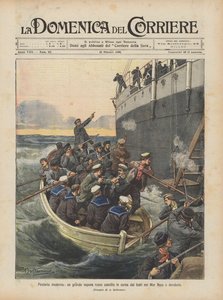 Moderne piratkopiering, en stor russisk dampbåt angrepet på flukt av tyver i Svartehavet og ranet