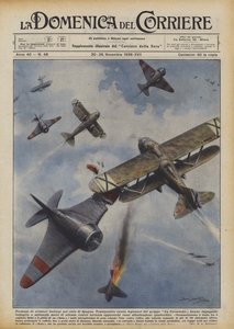 Bragder av italienske flygere på Spanias himmel