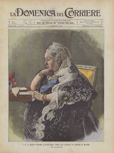 HM Dronning Victoria døde England i Osborne Castle den 22. Corr av Achille Beltrame