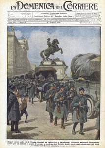 Merkelige prosesjoner i gatene i Wien