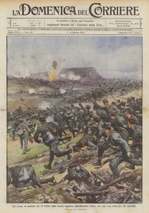 På Karst, om morgenen den 22. juli, ender vår kraftige motoffensiv med en skikkelig flukt?