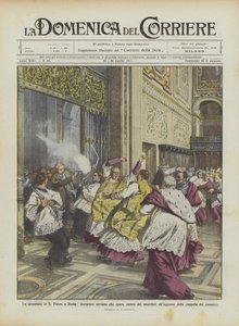 Et angrep i Peterskirken i Roma, en istrisk murer som skyter på prester ved inngangen?