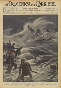 En britisk dampbåt, i ly for stormen i den norske havnen i Breivik Botn?