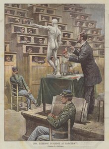 En hygienetime for fanger av Achille Beltrame
