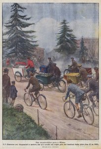 Et karakteristisk løp i Milano