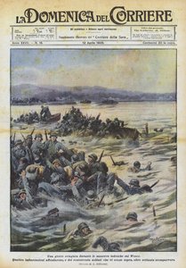 En alvorlig katastrofe under de tyske manøvrene på Weser