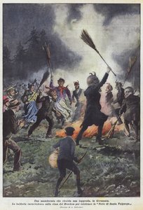En maskerade som minner om en legende i Tyskland