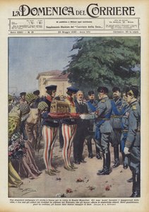 En enestående seremoni hvis den holdes i Lucca for besøket til Benito Mussolini
