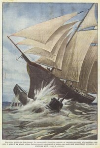 En merkelig konfrontasjon midt i havet