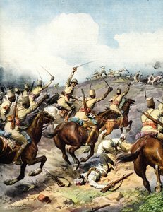 WWII 1940 1941 War East African Campaign – Heroes of Africa av Achille Beltrame