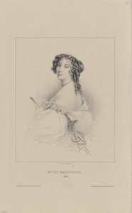 Françoise dAubigné, Marquise de Maintenon 1635-1719, 1830-1840-årene. av Achille Devéria