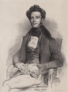 Henri Herz, pianist av Achille Devéria