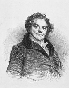 Portrett av Vidocq av Achille Devéria