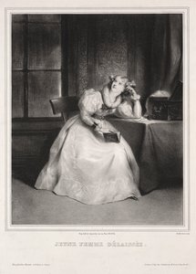 Reverie. av Achille Devéria