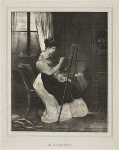 Kunstneren av Achille Devéria