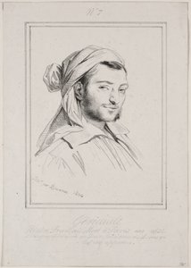 Theodore Gericault av Achille Devéria