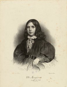 Portrett av Vito Mangiamele 1827-1897, 1839. av Achille Devéria