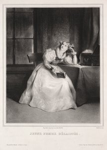 Reverie av Achille Devéria
