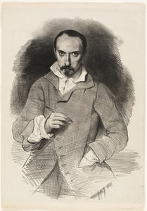 Selvportrett av Achille Devéria