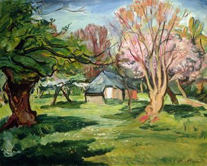 Hus i en eng av Achille Emile Othon Friesz